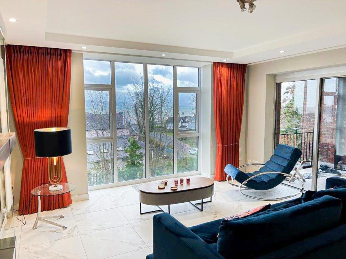 Modern Luxurious Apartment W/ Patio Balcony & View Jordanstown Esterno foto